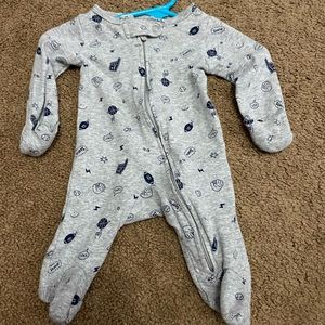 Baby Boy Newborn Footed Pj’s